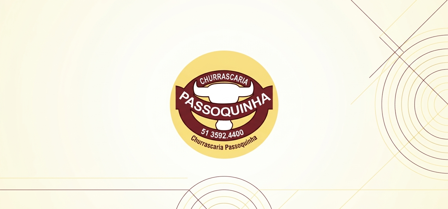 Banner de Churrascaria Passoquinha