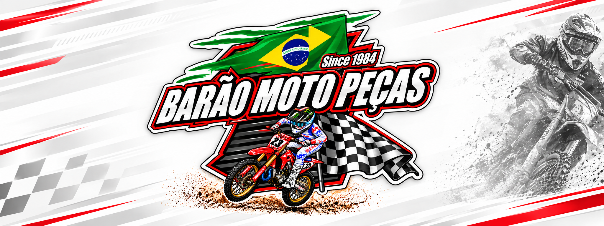 Banner de Barão Moto Peças