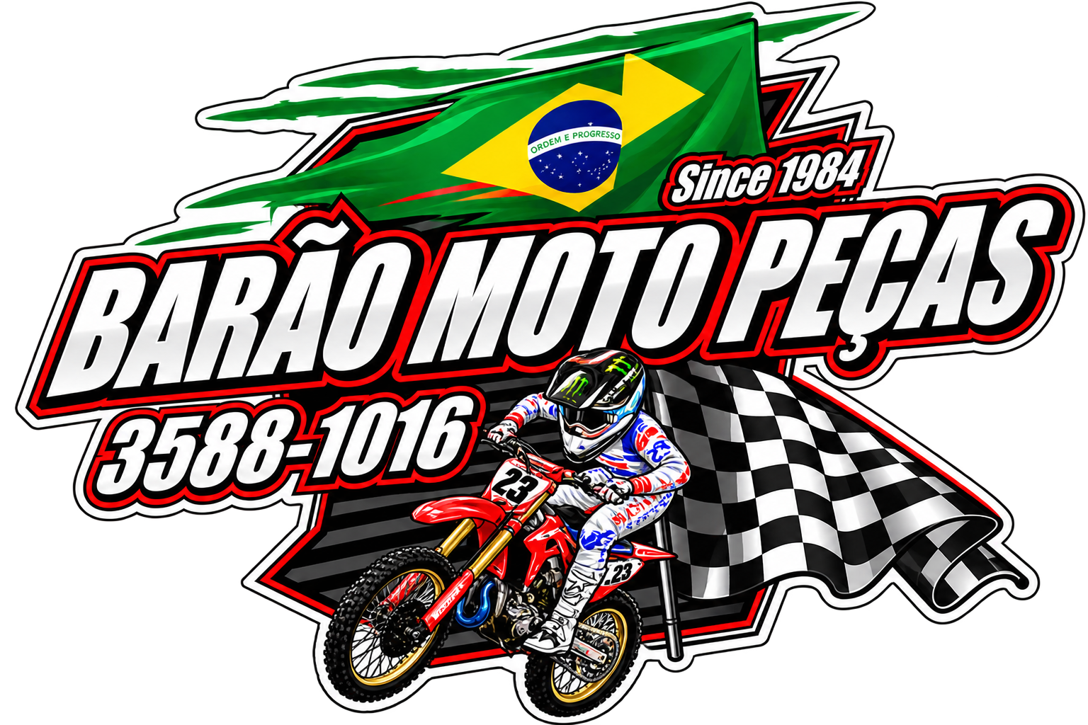 Logo de Barão Moto Peças