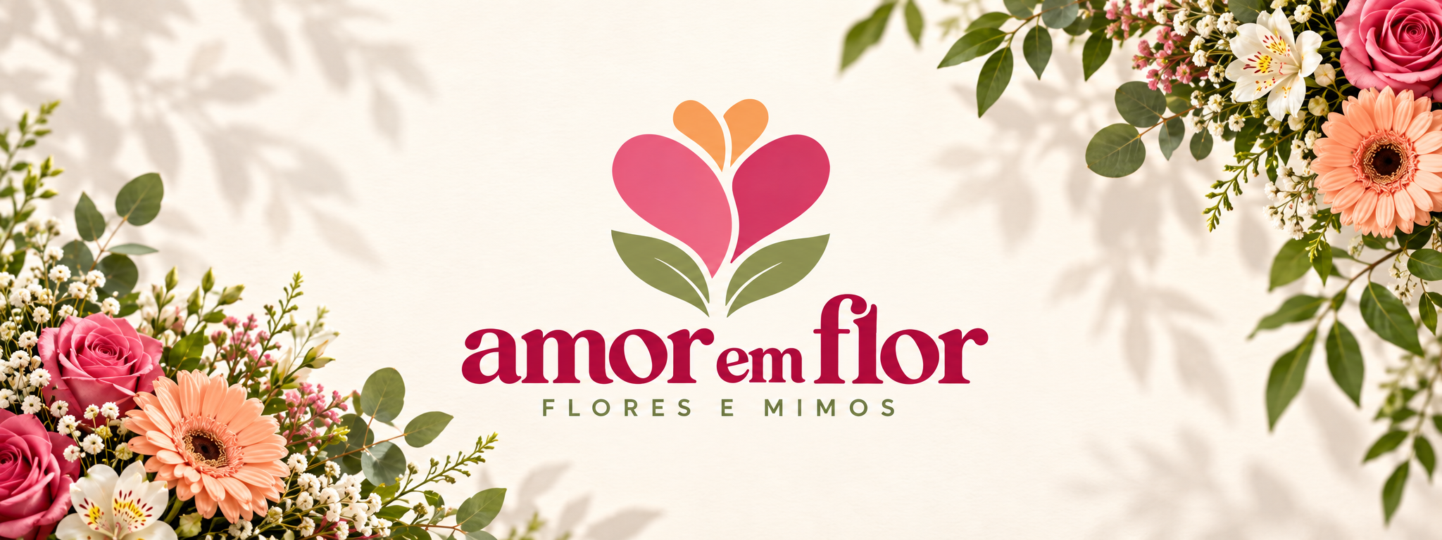 Banner de Amor em Flor